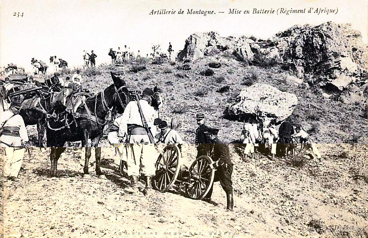 855- Afrique - Regiment d'artillerie.jpg